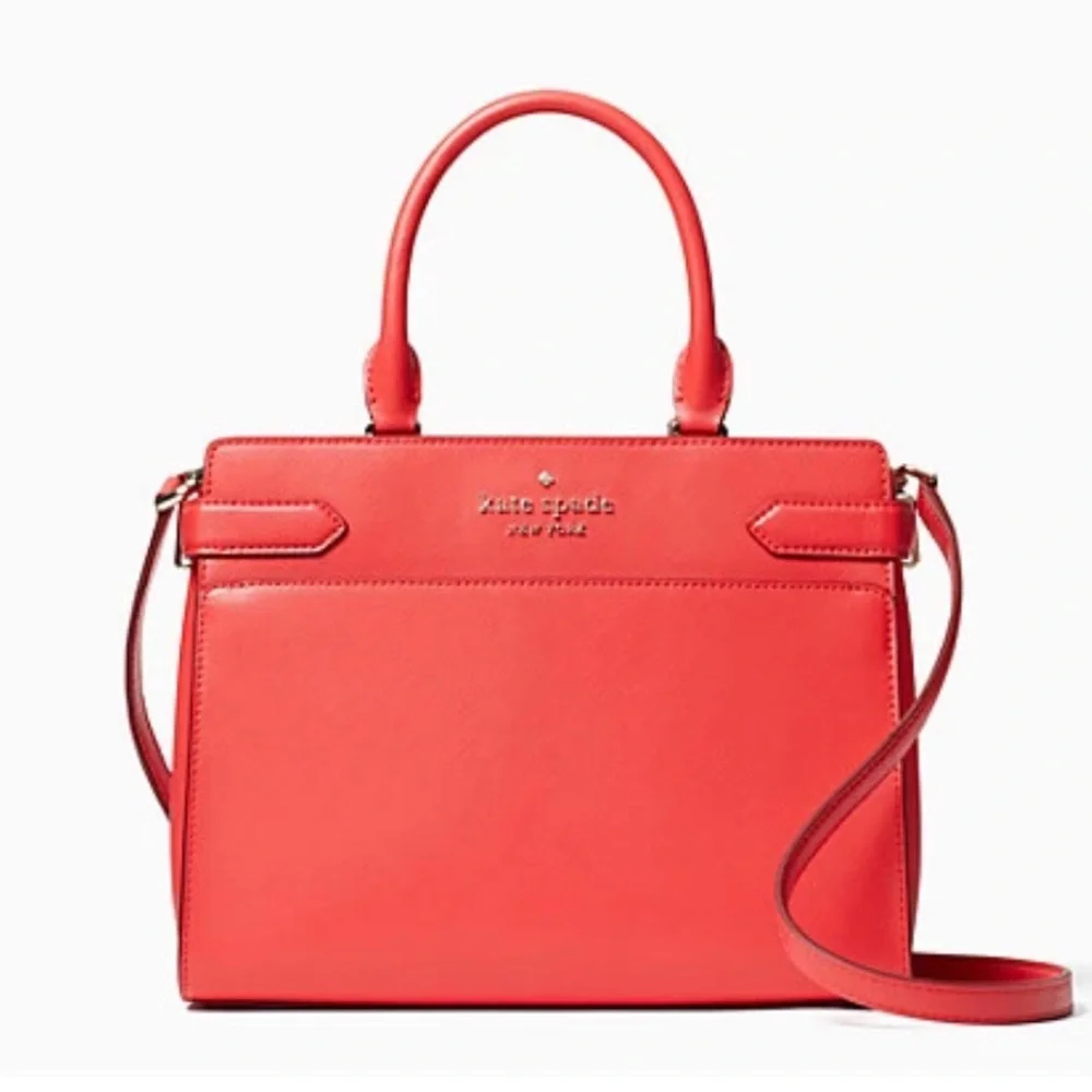 Kate Spade Staci Medium Satchel Red